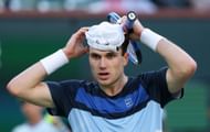 Jack Draper pictured at the 2025 BNP Paribas Open in Indian Wells - Image Source: Getty
